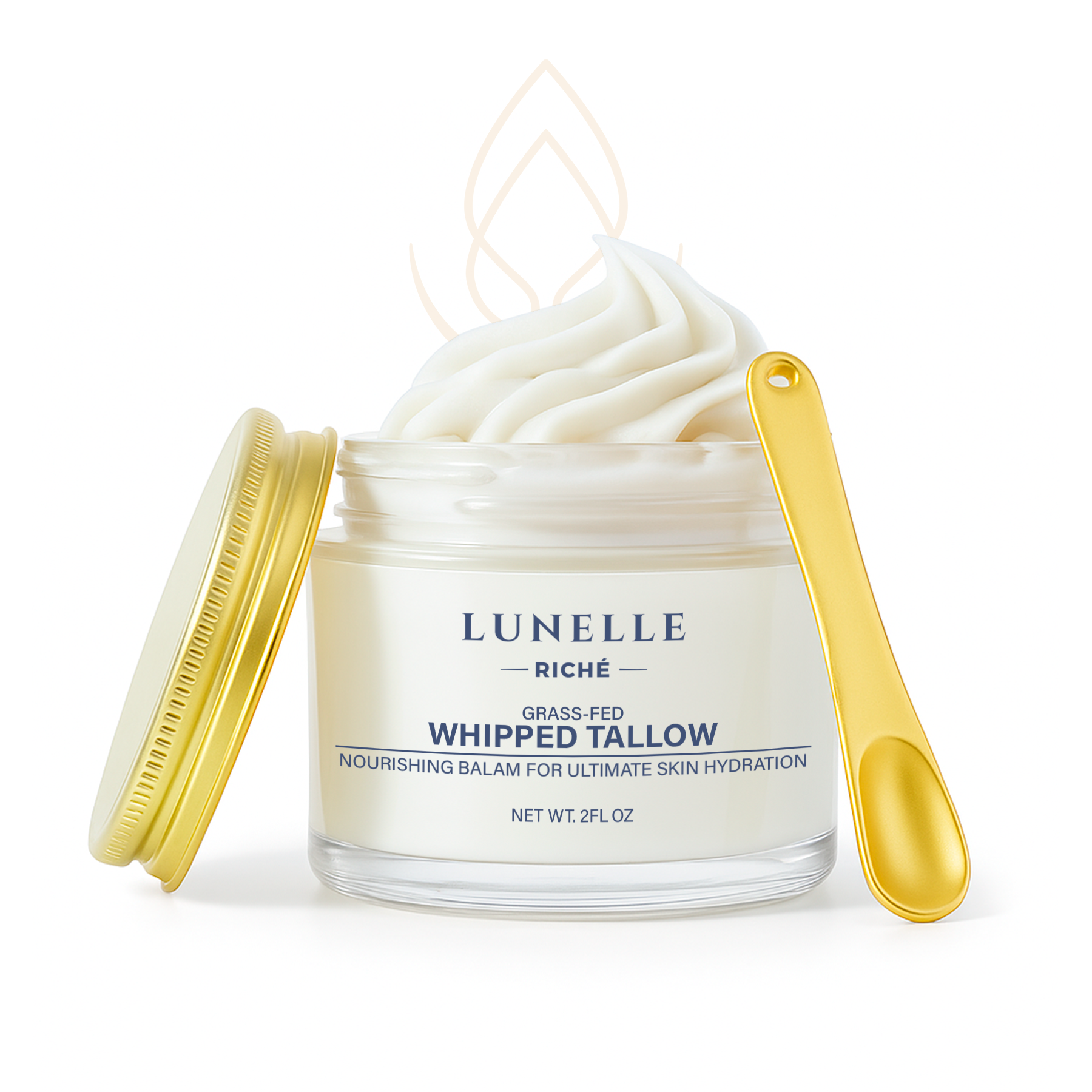 Whipped Grass-Fed Tallow Balm with Vanilla Bean